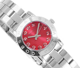 Buy Shop Marc Jacobs Amy Red Dial Silver Steel Strap Watch for Women - MBM3333 USA Online