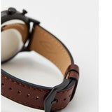 Buy Shop Fossil Retro Pilot Chronograph Brown Dial Brown Leather Strap Watch for Men - FS5833 USA Online