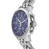 Buy Shop Tissot PRC 200 Chronograph Quartz Blue Dial Silver Steel Strap Watch For Men - T114.417.11.047.00 USA Online