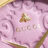 Buy Shop Gucci G Timeless Quartz Lilac Dial Lilac Leather Strap Watch For Women - YA1264098 USA Online