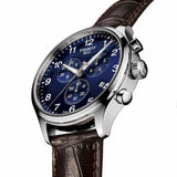 Buy Shop Tissot Chrono XL Classic Blue Dial Brown Leather Strap Watch For Men - T116.617.16.047.00 USA Online