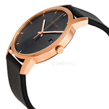 Buy Shop Calvin Klein City Quartz Grey Dial Black Leather Strap Watch for Men - K2G2G6C3 USA Online