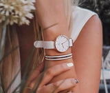 Buy Shop Daniel Wellington Petite Dover Quartz White Dial White NATO Strap Watch For Women - DW001000313 USA Online