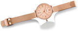 Buy Shop Fossil Jacqueline Quartz Rose Gold Dial Rose Gold Mesh Strap Watch for Women - ES4628 USA Online
