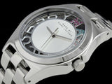 Buy Shop Marc Jacobs Henry Skeleton Silver Dial Silver Steel Strap Watch for Women - MBM3262 USA Online