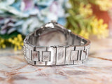 Buy Shop Michael Kors Camille Multifunction Crystals Silver Dial Silver Steel Strap Watch for Women - MK6957 USA Online