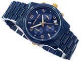 Buy Shop Michael Kors Runway Analog Blue Dial Blue Steel Strap Watch for Women - MK7332 USA Online
