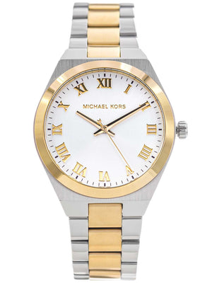 Buy Shop Michael Kors Lennox Three-Hand White Dial Two Tone Steel Strap Watch for Women - MK7464 USA Online