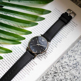 Buy Shop Emporio Armani Classic Quartz Black Dial Black Leather Strap Watch For Men - AR1692 USA Online