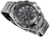Buy Shop Fossil Garrett Chronograph Grey Dial Grey Steel Strap Watch for Men - FS5621 USA Online