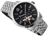 Buy Shop Fossil Townsman Black Dial Silver Steel Strap Watch for Men - ME3107 USA Online