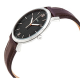 Buy Shop Fossil The Minimalist 3H Black Dial Brown Leather Strap Watch for Men - FS5464 USA Online