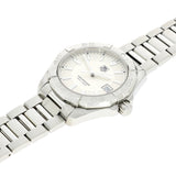 Buy Shop Tag Heuer Aquaracer Quartz White Dial Silver Steel Strap Watch for Men - WAY1111.BA0928 USA Online