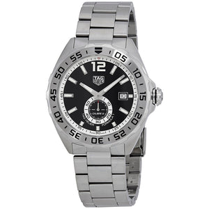 Buy Shop Tag Heuer Formula 1 Automatic Black Dial Silver Steel Strap Watch for Men - WAZ2012.BA0842 USA Online