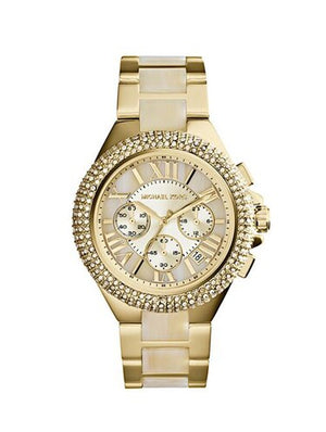 Buy Shop Michael Kors Camille Gold Dial Gold Steel Strap Watch for Women - MK5902 USA Online