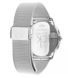 Buy Shop Calvin Klein Minimal Grey Dial Silver Mesh Bracelet Watch for Men - K3M22124 USA Online