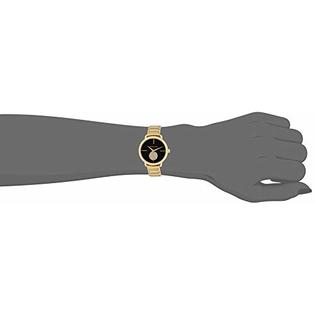 Buy Shop Michael Kors Portia Black Dial Gold Steel Strap Watch for Women - MK3788 USA Online