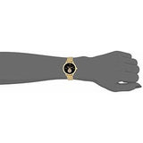 Buy Shop Michael Kors Portia Black Dial Gold Steel Strap Watch for Women - MK3788 USA Online