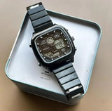 Buy Shop Fossil Retro Analog-Digital Black Dial Black Steel Strap Watch for Men - FS5891 USA Online