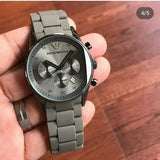 Buy Shop Emporio Armani Sportivo Chronograph Brown Dial Brown Steel Strap Watch For Men - AR5950 USA Online