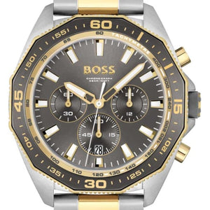 Buy Shop Hugo Boss Energy Chronograph Grey Dial Two Tone Steel Strap Watch For Men - 1513974 USA Online
