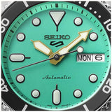 Buy Shop Seiko 5 Sports SKX Midi Automatic Teal Dial Silver Steel Strap Watch For Men - SRPK33K1 USA Online