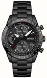 Buy Shop Hugo Boss Aero Black Dial Black Steel Strap Watch for Men - 1513771 USA Online