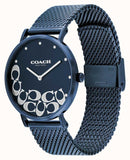Buy Shop Coach Perry Blue Dial Blue Mesh Bracelet Watch for Women - 14503824 USA Online