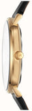 Buy Shop Michael Kors Pyper Black Dial Black Leather Strap Watch For Women - MK2747 USA Online