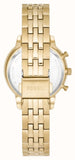 Buy Shop Fossil Neutra Chronograph Gold Dial Gold Steel Strap Watch for Women - ES5219 USA Online