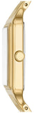 Buy Shop Fossil Raquel Three Hand Date White Dial Gold Steel Strap Watch For Women - ES5220 USA Online
