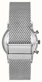 Buy Shop Fossil Neutra Chronograph White Dial Silver Mesh Bracelet Watch for Men - FS5382 USA Online