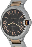 Buy Shop Cartier Ballon Bleu de Cartier Brown Dial Two Tone Steel Strap Watch for Men - W6920032 USA Online