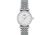 Buy Shop Tissot Everytime Small White Dial Silver Mesh Bracelet Watch For Women - T109.210.11.031.00 USA Online
