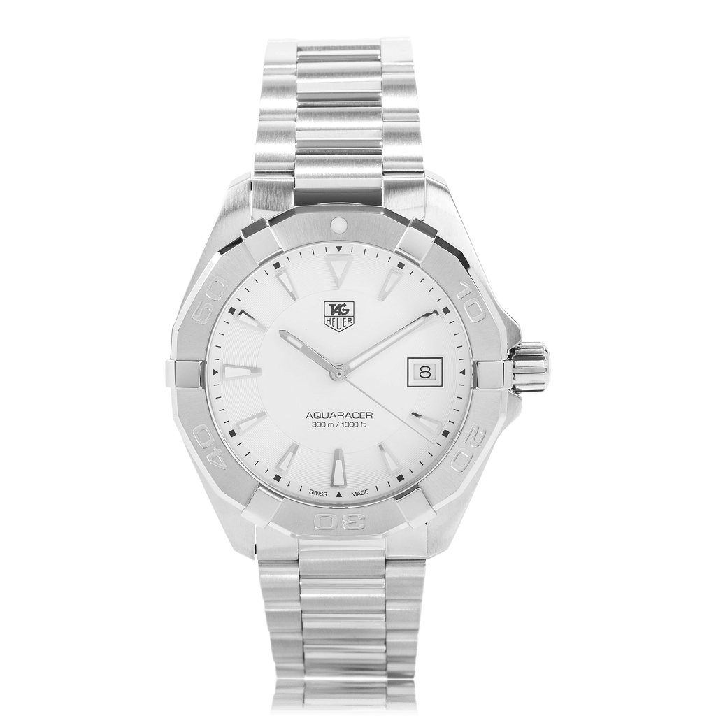 Buy Shop Tag Heuer Aquaracer White Dial Watch for Men - WAY1111.BA0928 USA Online