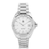 Buy Shop Tag Heuer Aquaracer White Dial Watch for Men - WAY1111.BA0928 USA Online