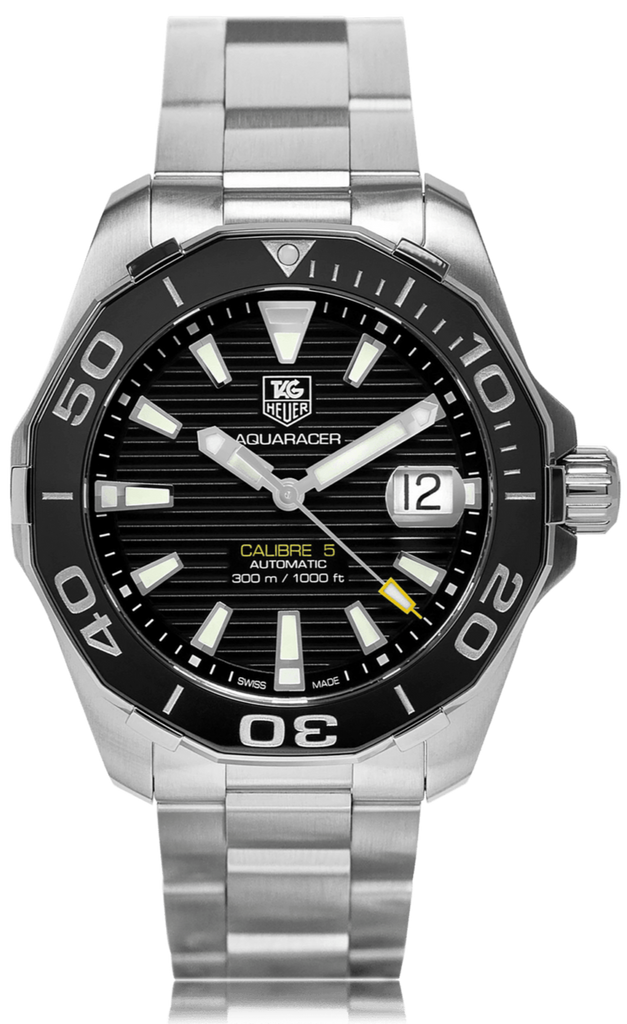 Buy Shop Tag Heuer Aquaracer Black Dial Watch for Men - WAY211A.BA0928 USA Online