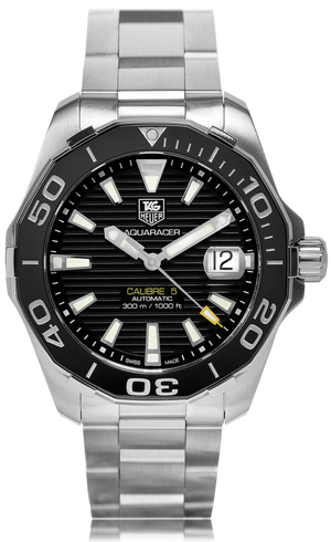 Buy Shop Tag Heuer Aquaracer Black Dial Watch for Men - WAY211A.BA0928 USA Online