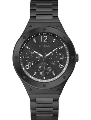 Buy Shop Guess Scope Multifunction Black Dial Black Steel Strap Watch for Men - GW0454G3 USA Online