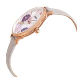 Buy Shop Fossil Jacqueline Mother of Pearl Dial Grey Leather Strap Watch for Women - ES4672 USA Online