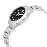 Buy Shop Versace Hellenyium Black Dial Silver Steel Strap Watch for Women - V12020015 USA Online