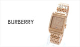 Buy Shop Burberry Nova Check Quartz Rose Gold Dial Rose Gold Steel Strap Watch for Women - BU1578 USA Online