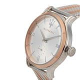 Buy Shop Maserati Epoca Silver Dial Two Tone Mesh Bracelet Watch For Men - R8853118005 USA Online