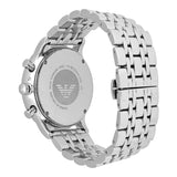 Buy Shop Emporio Armani Chonograph SIlver Dial Silver Steel Strap Watch For Men - AR1933 USA Online