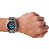 Buy Shop Fossil Machine Chronograph Grey Dial Grey Steel Strap Watch for Men - FS5172 USA Online