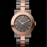 Buy Shop Marc Jacobs Amy Grey Dial Two Tone Steel Strap Watch for Women - MBM3195 USA Online