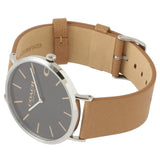 Coach Charles Black Dial Brown Leather Strap Watch for Men - 14602155