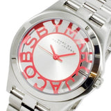 Buy Shop Marc Jacobs Henry Silver Dial Silver Steel Strap Watch for Women - MBM3294 USA Online