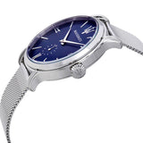Buy Shop Maserati Epoca Blue Dial Silver Mesh Bracelet Watch For Men - R8853118006 USA Online