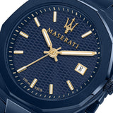 Buy Shop Maserati Guilloche Blue Edition 42mm Stainless Steel Watch For Men - R8853141001 USA Online